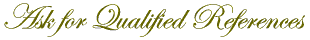 Ask for Qualified References